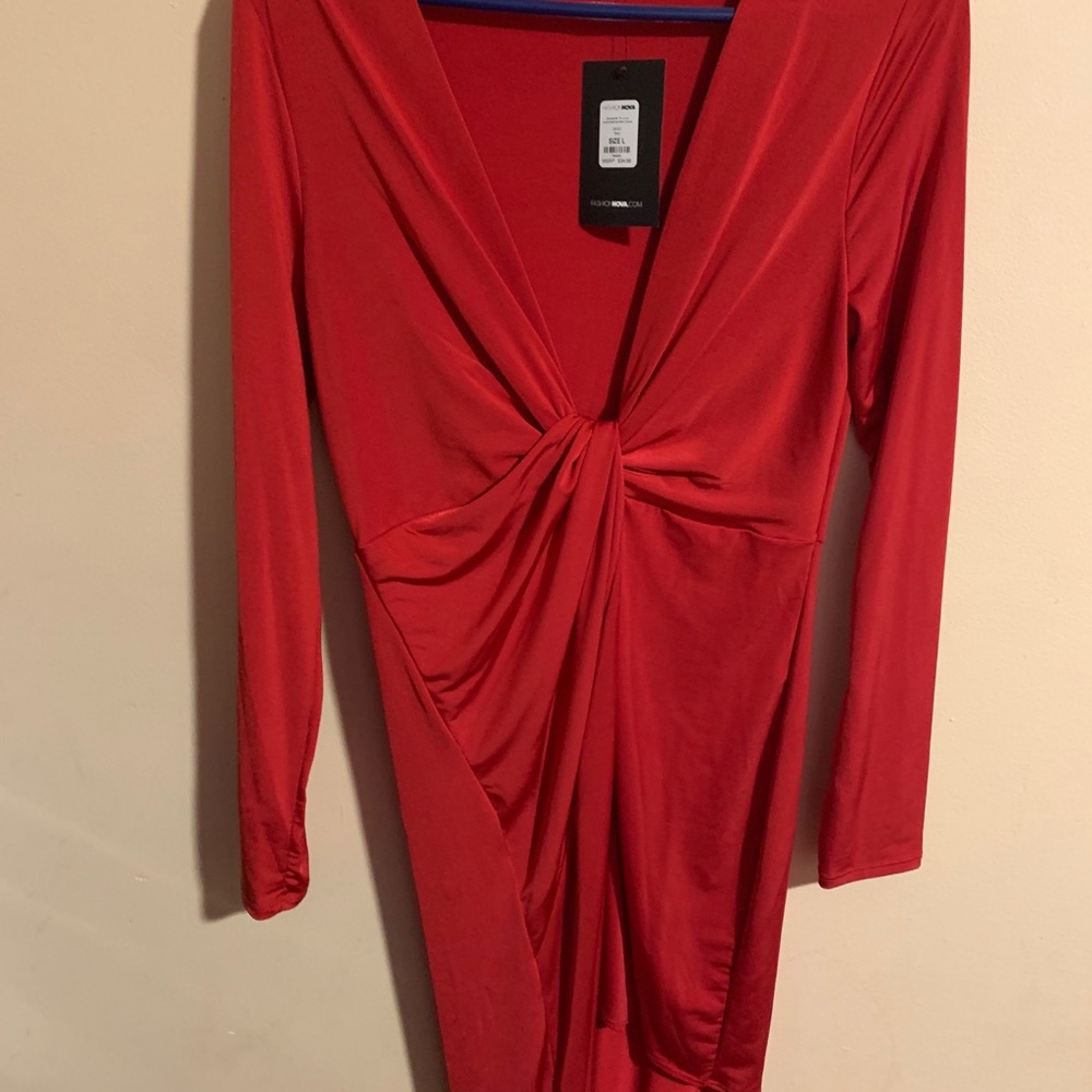 Fashion nova red dress